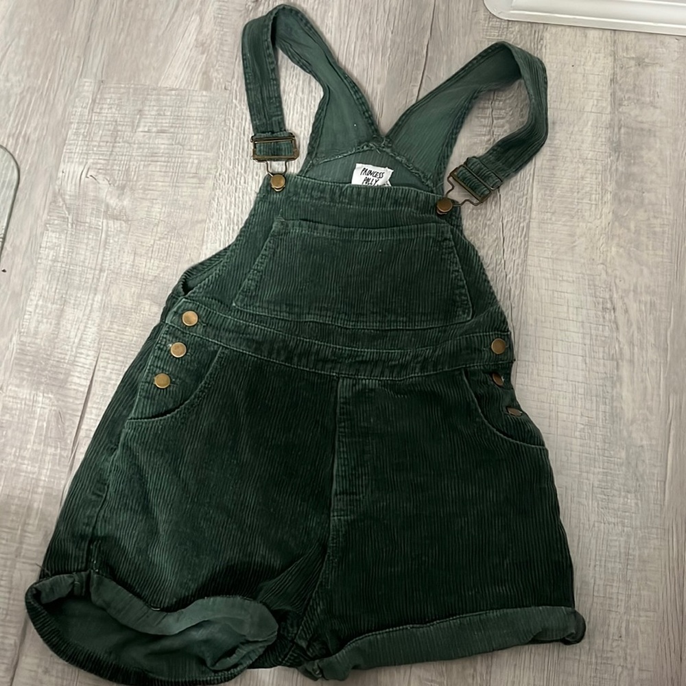 PRINCESS POLLY GREEN OVERALLS